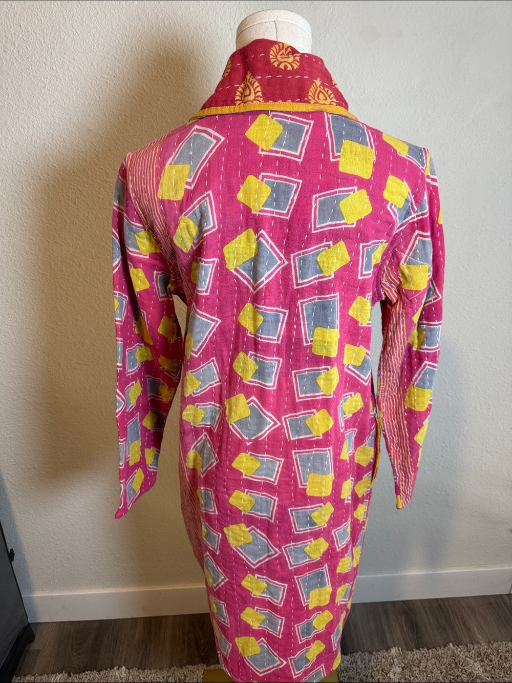 NWOT Boho Kantha Patchwork Jacket size Medium - Picture 4 of 13